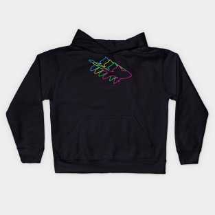 Fish 80s Neon Kids Hoodie